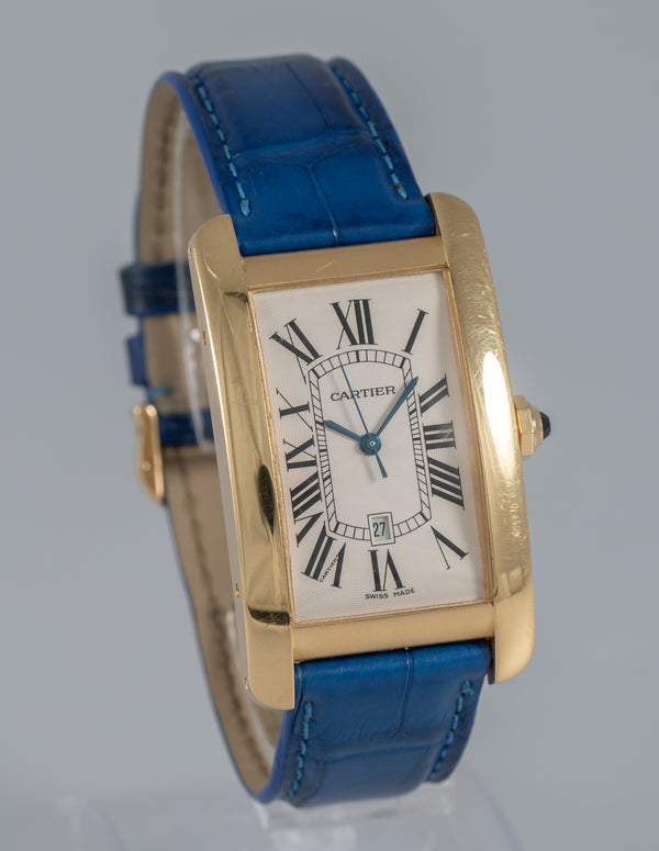 Cartier Tank Américaine Yellow Gold 18k Ref: 1740