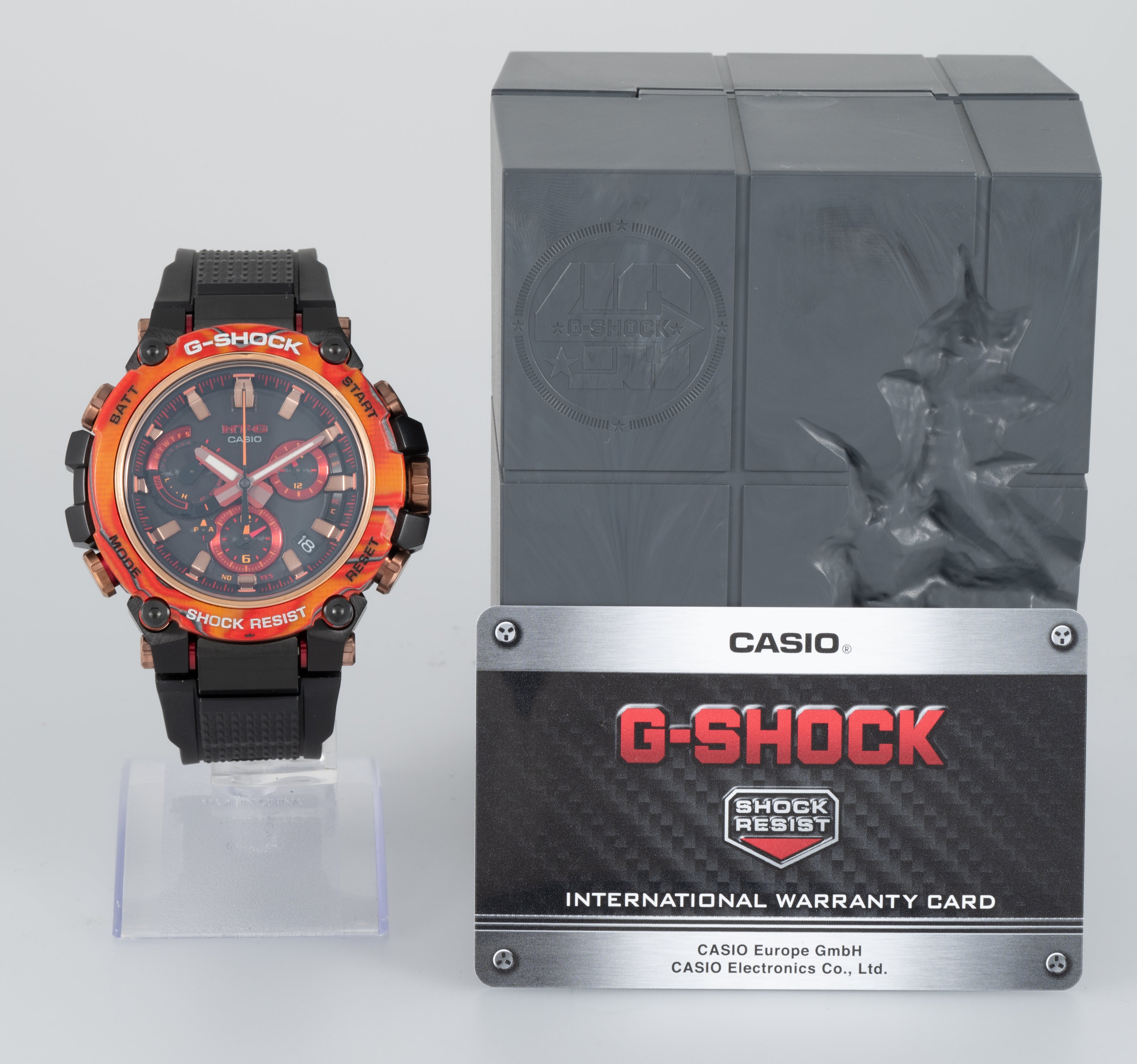 Casio G-Shock 40th Anniversary Flare Red Ref: MTG-B3000FR-1AER