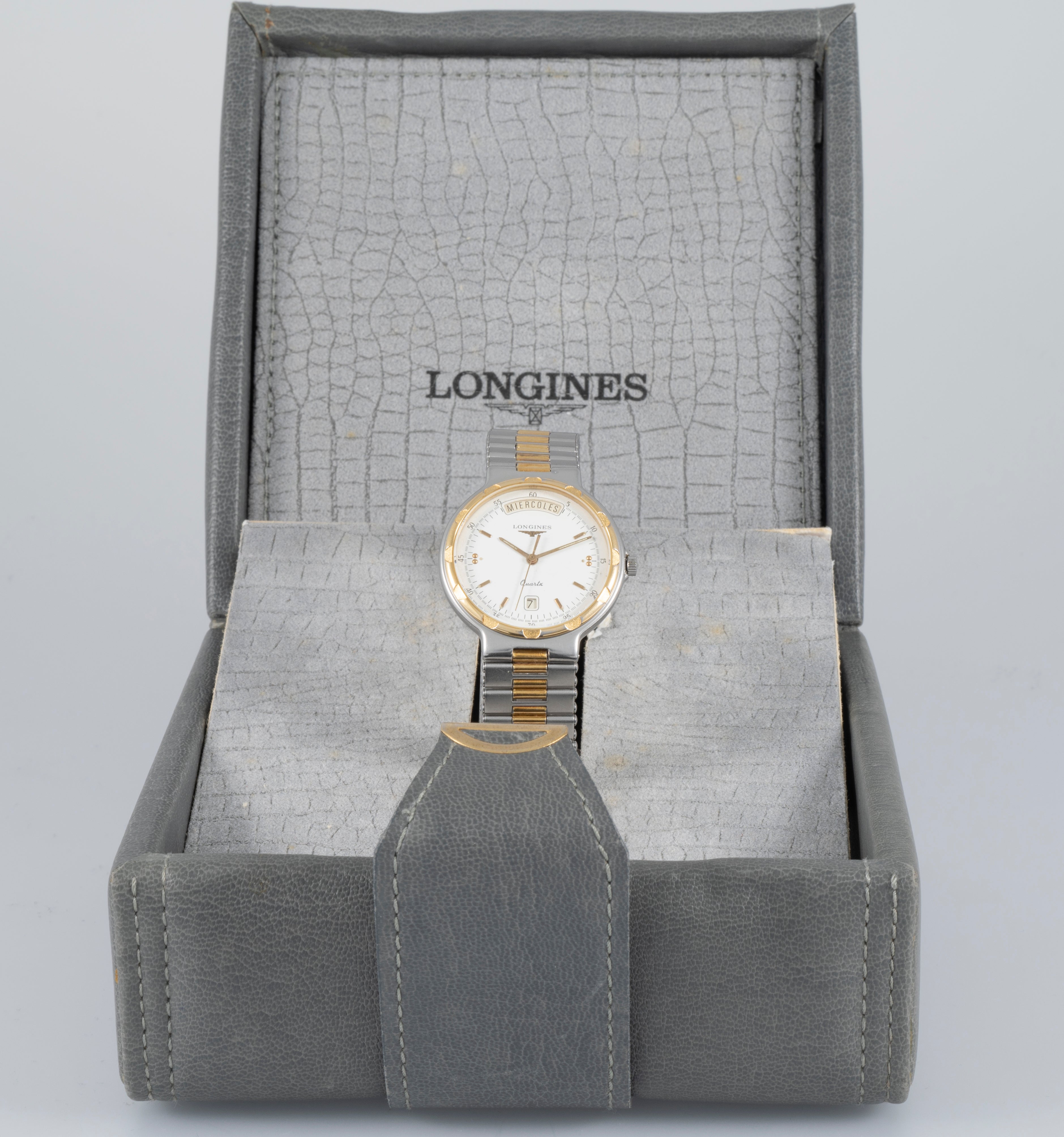 Longines Conquest Quartz Day Date Ref: 4961 3 163