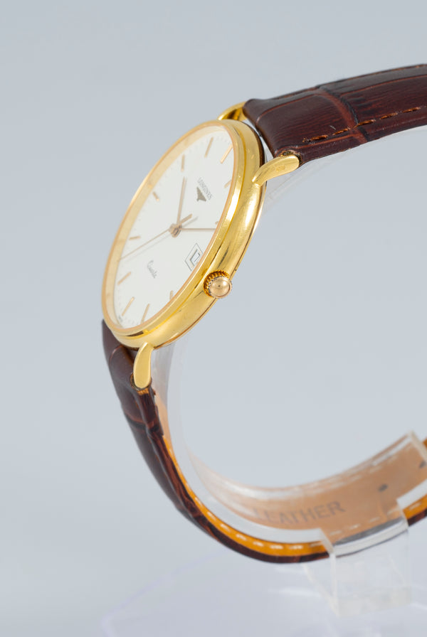 Longines Quartz Yellow Gold 18k Ref: L7.990.6