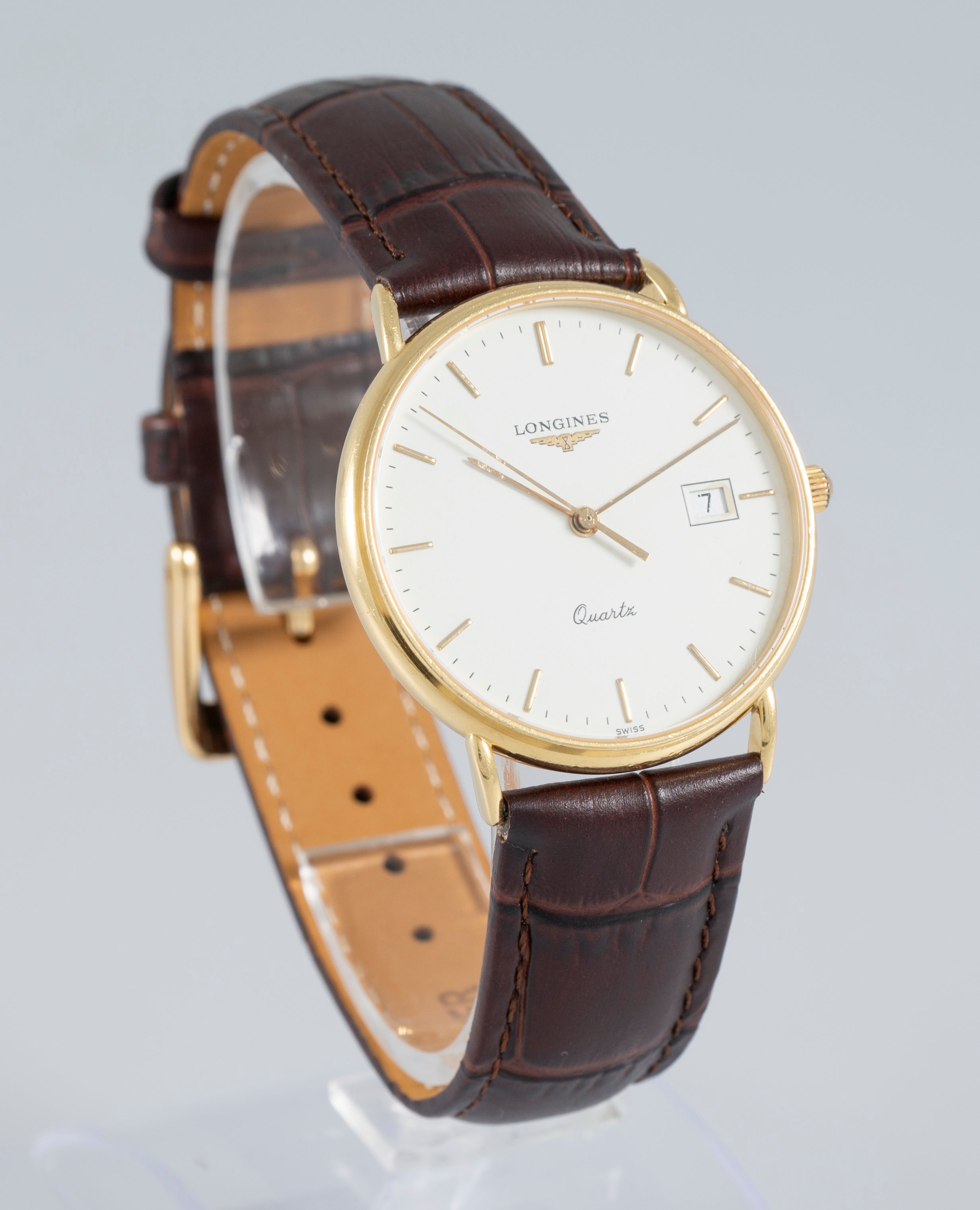 Longines Quartz Yellow Gold 18k Ref: L7.990.6