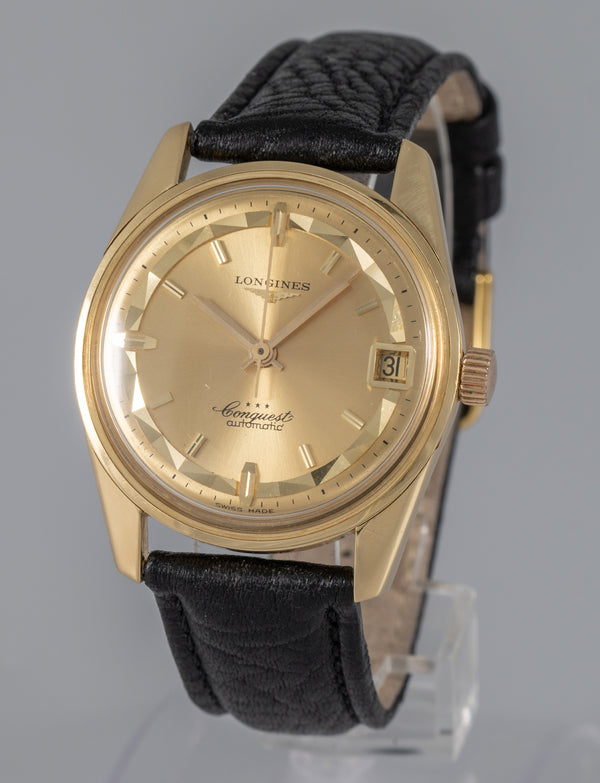 Longines Conquest Automatic Yellow Gold 18k Ref: 9045 9 421