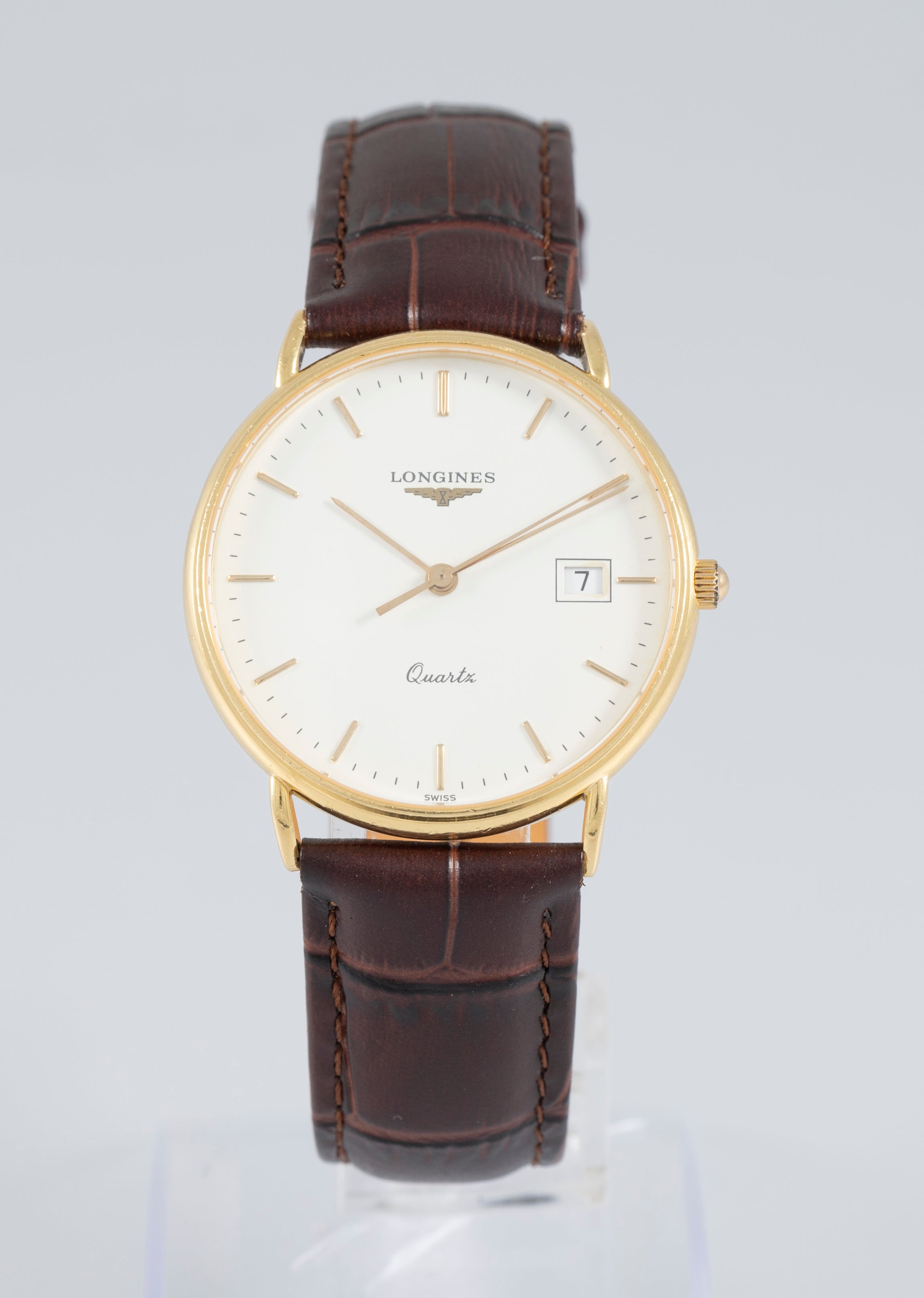 Longines Quartz Yellow Gold 18k Ref: L7.990.6