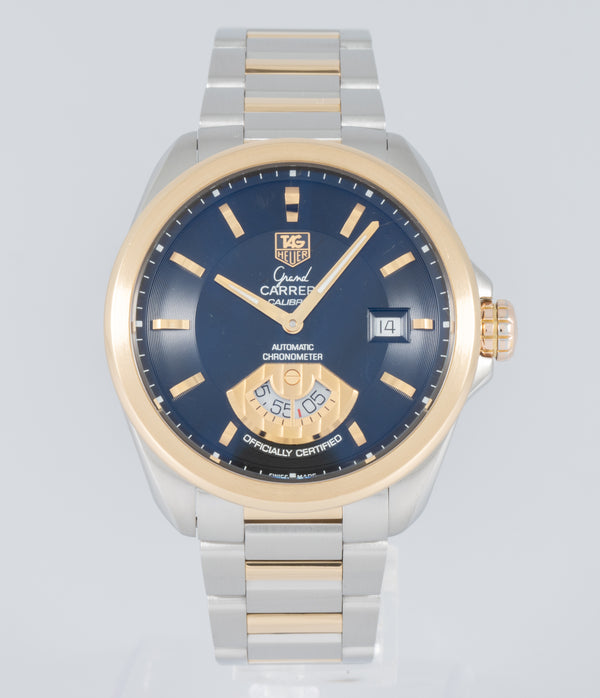 Tag Heuer Grand Carrera Calibre 6 Automatic Steel and Yellow Gold Ref: WAV515A.BD0903