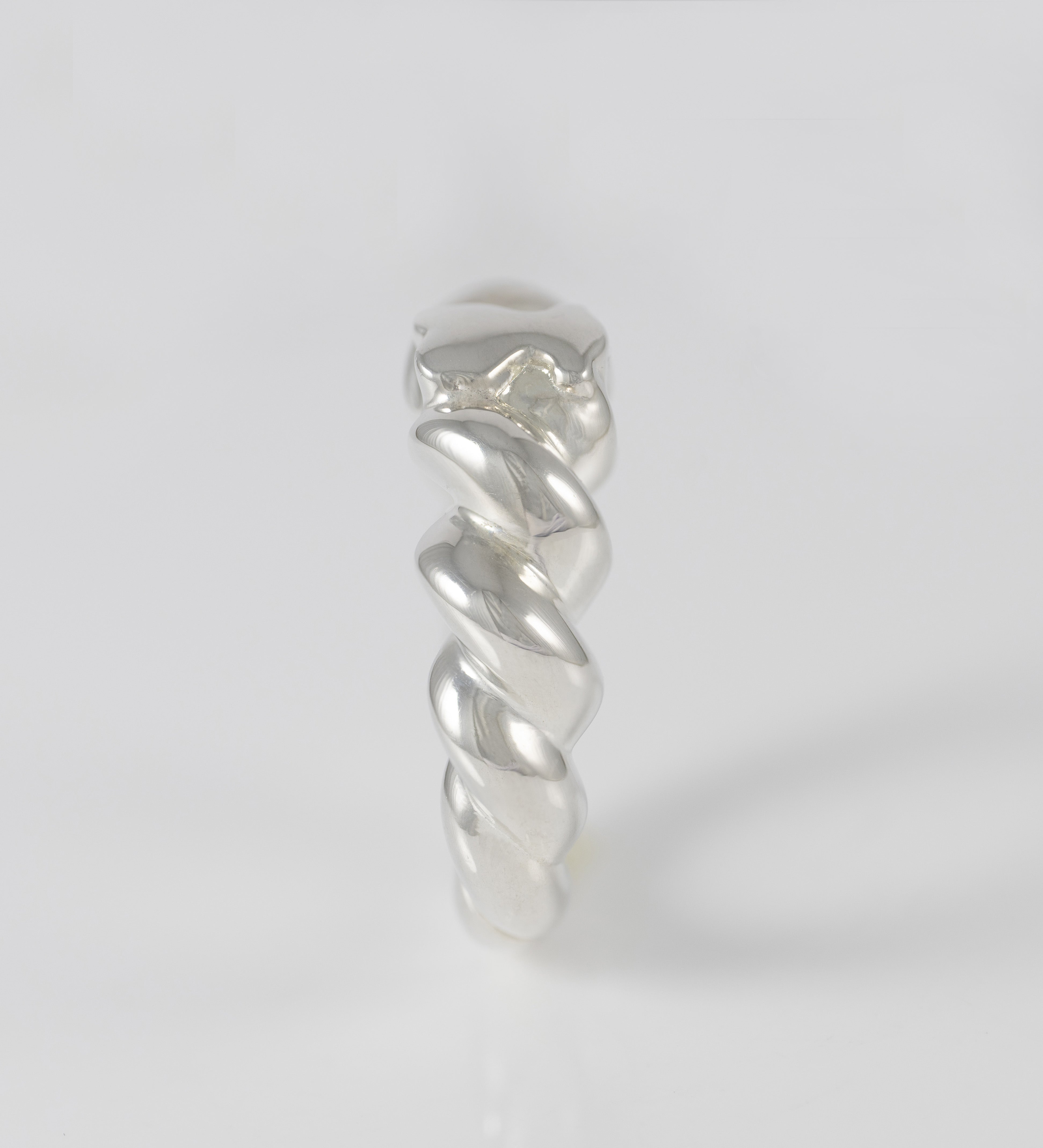 Anillo trenzado Tous de Plata 925 motivo oso Twisted