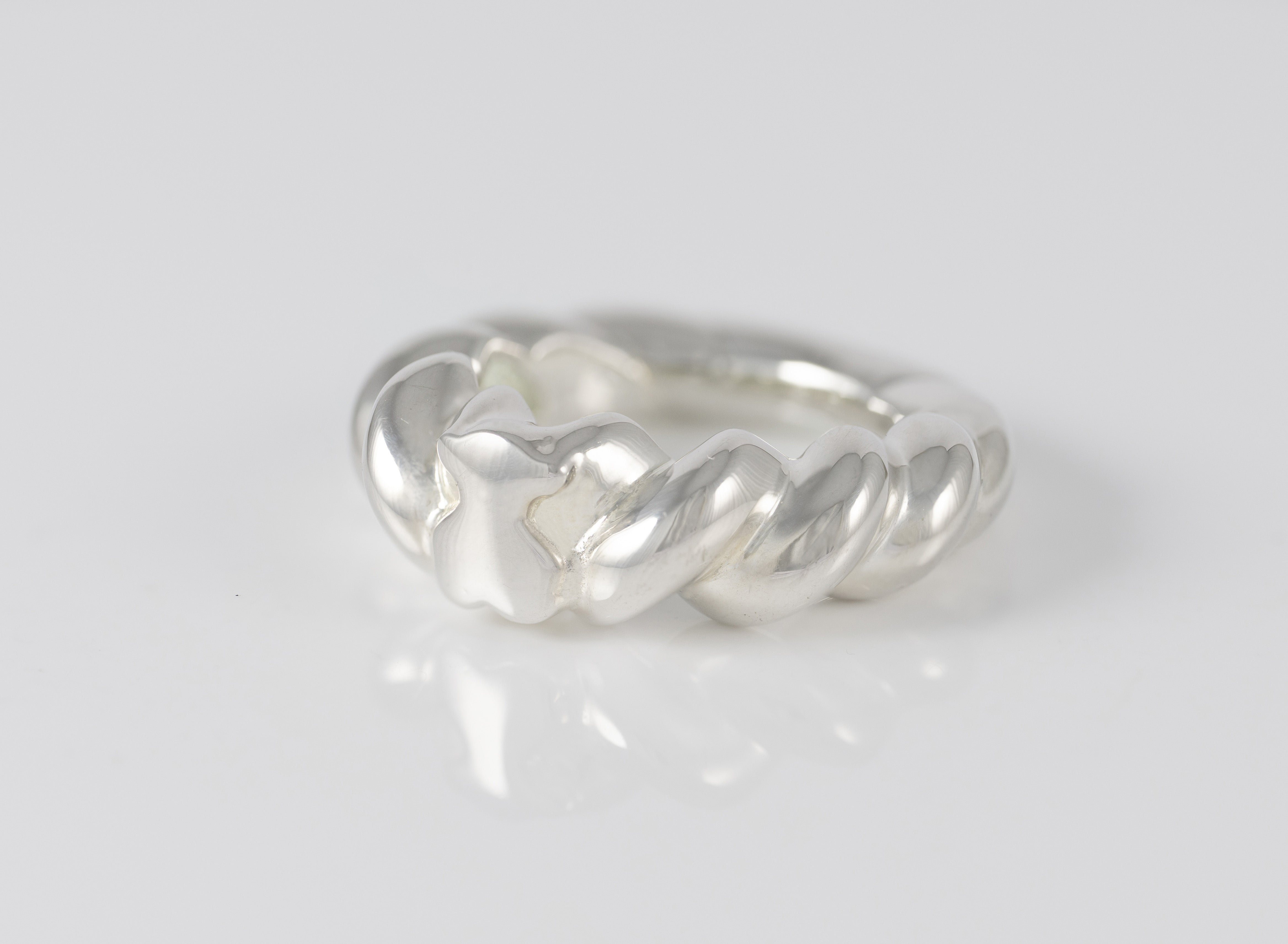 Anillo trenzado Tous de Plata 925 motivo oso Twisted