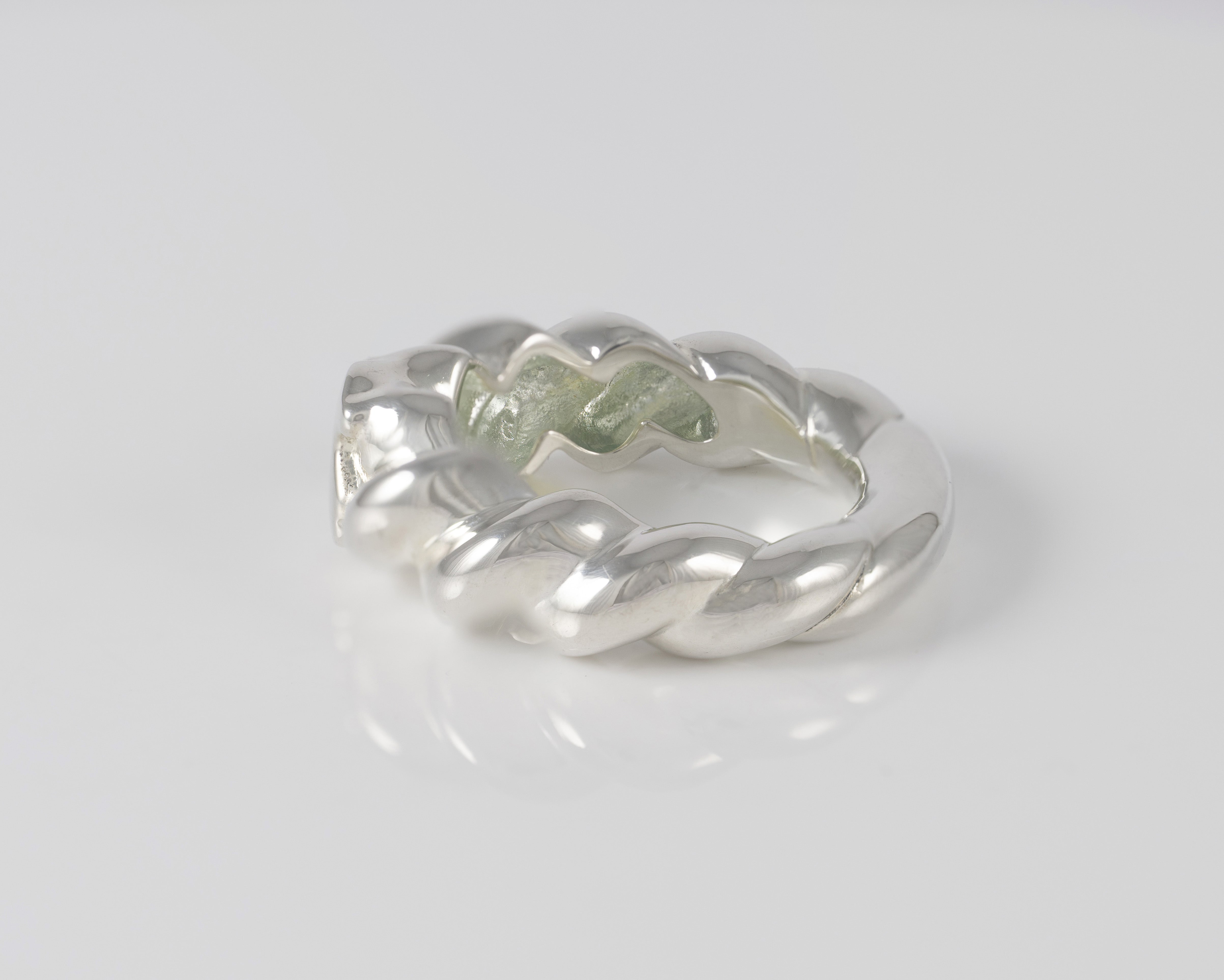 Anillo trenzado Tous de Plata 925 motivo oso Twisted