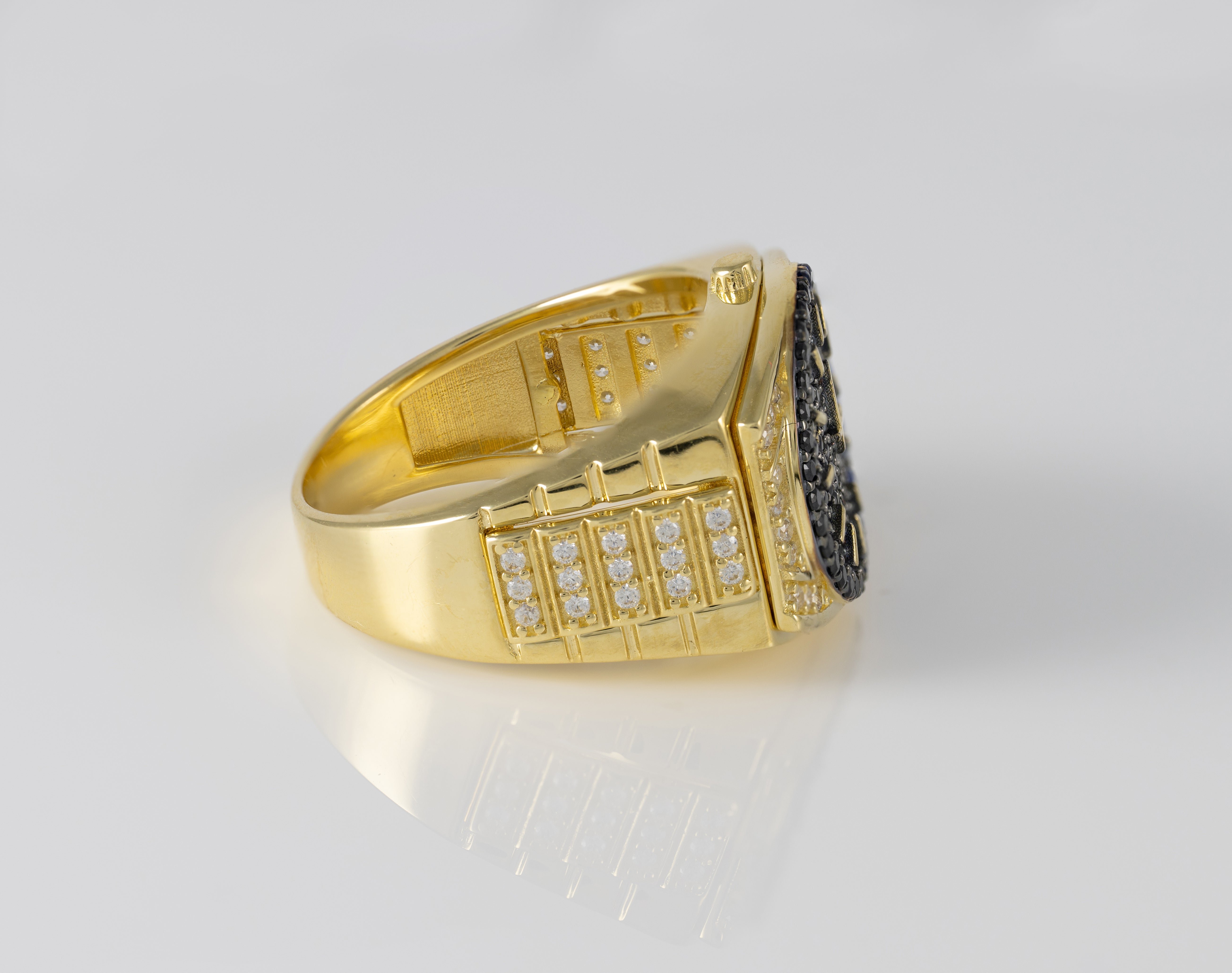 Anillo oro amarillo 18k