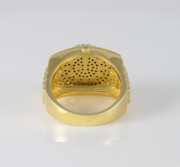 Anillo oro amarillo 18k