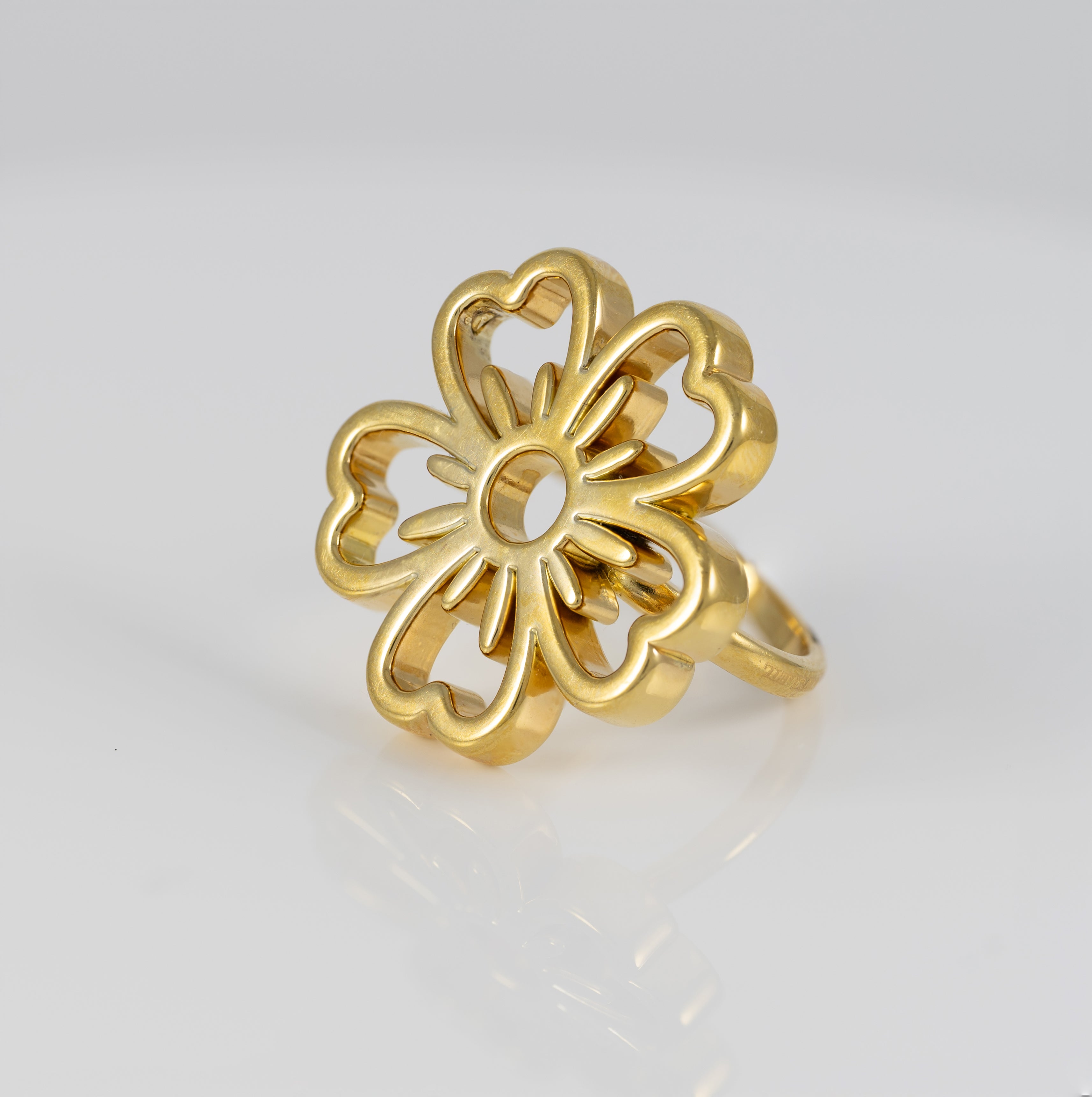 Anillo Tous Flor Plata Vermeil