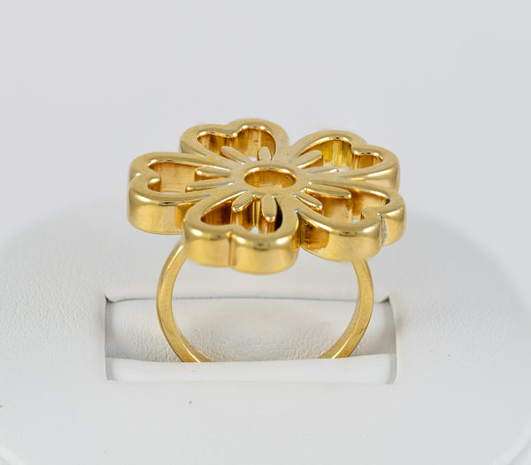 Anillo Tous Flor Plata Vermeil