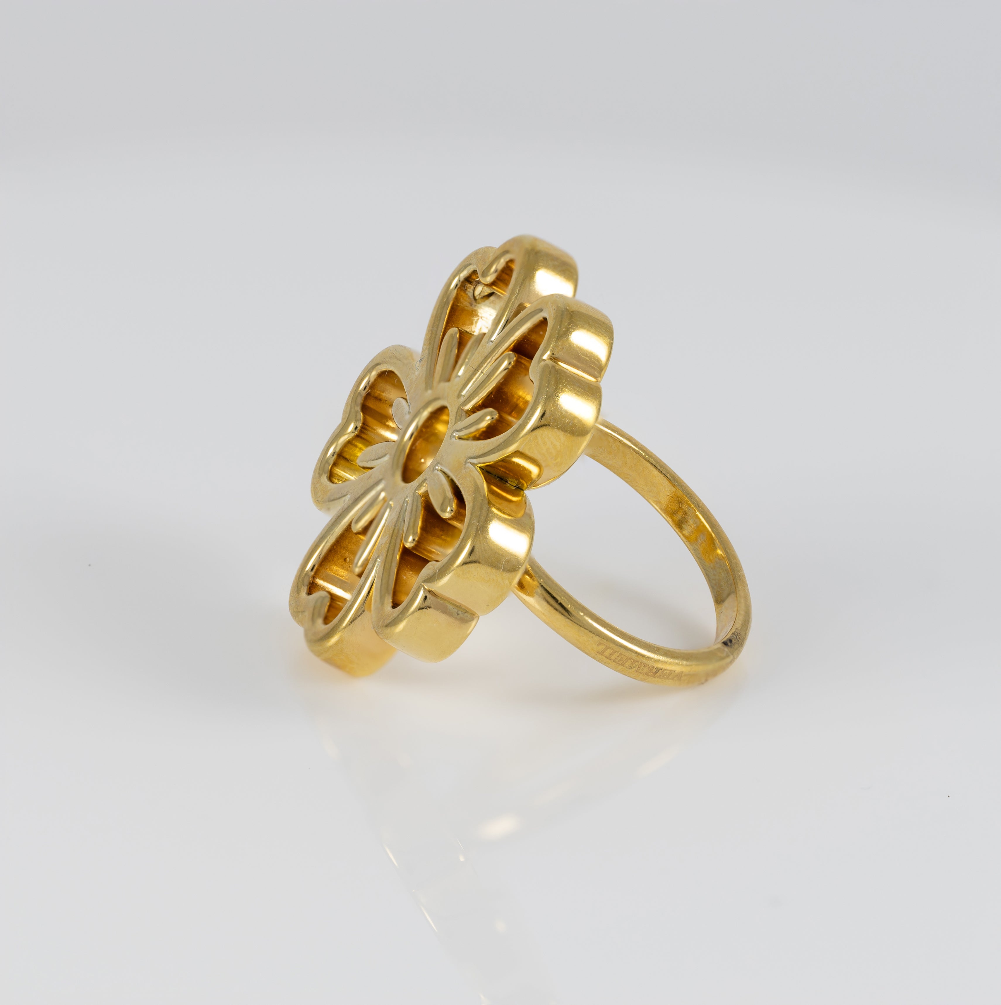 Anillo Tous Flor Plata Vermeil