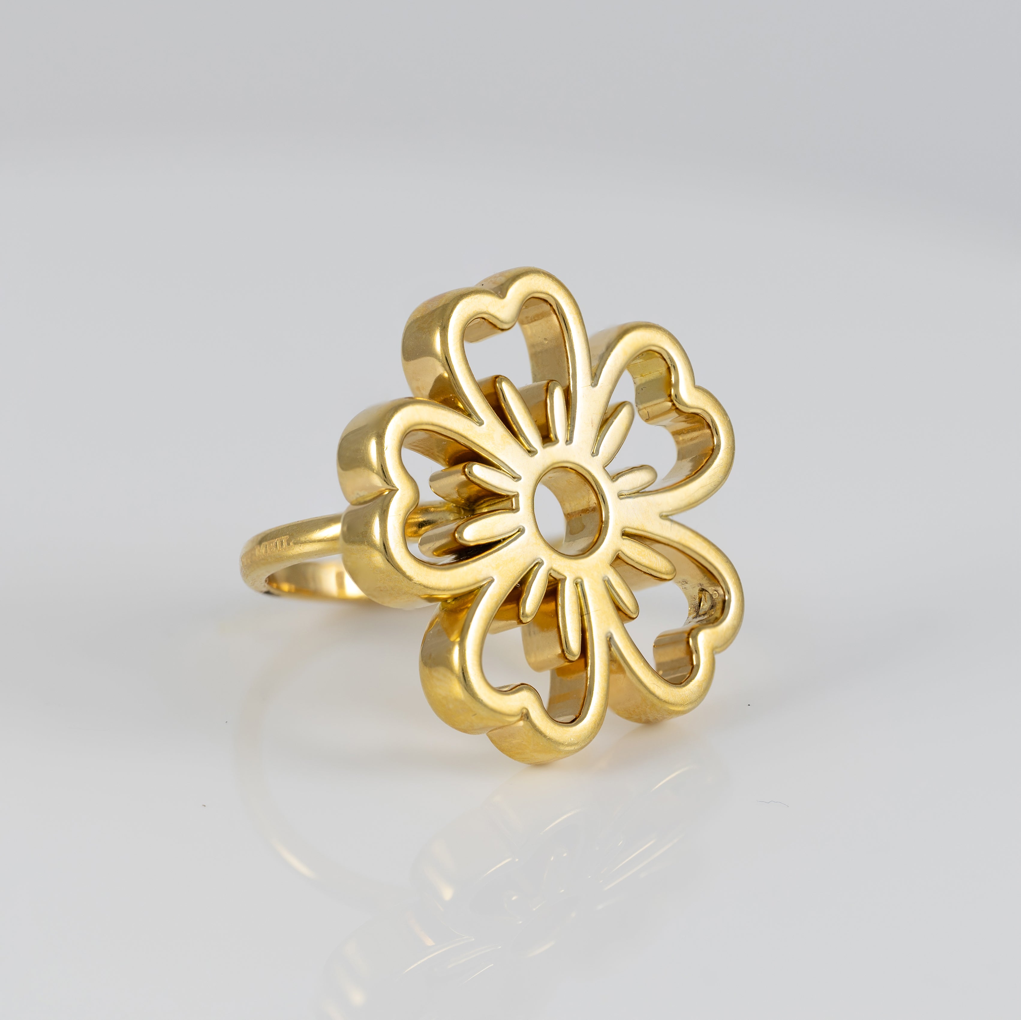 Anillo Tous Flor Plata Vermeil