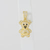 Colgante Oso en oro amarillo 18k