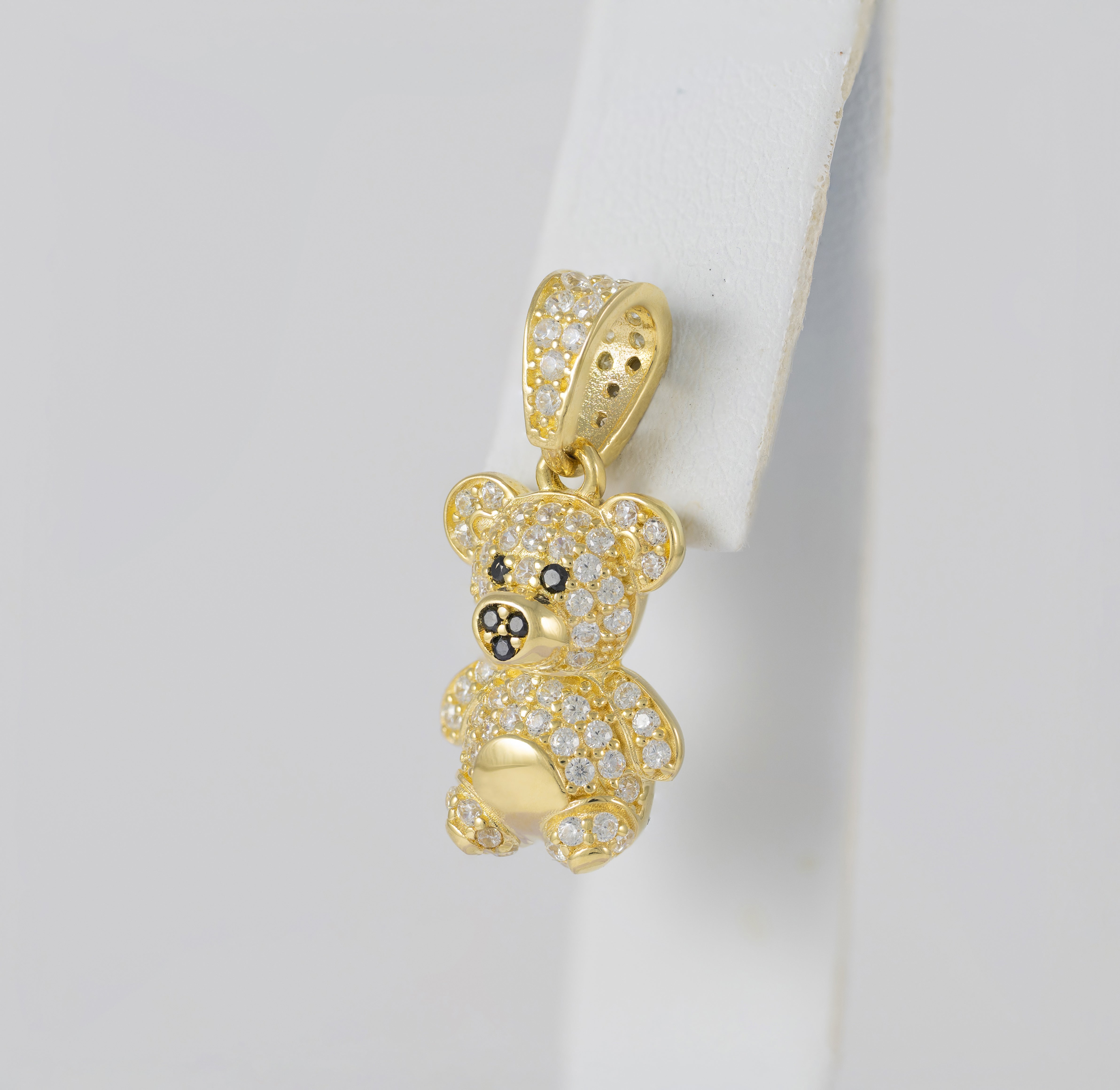 Colgante Oso en oro amarillo 18k