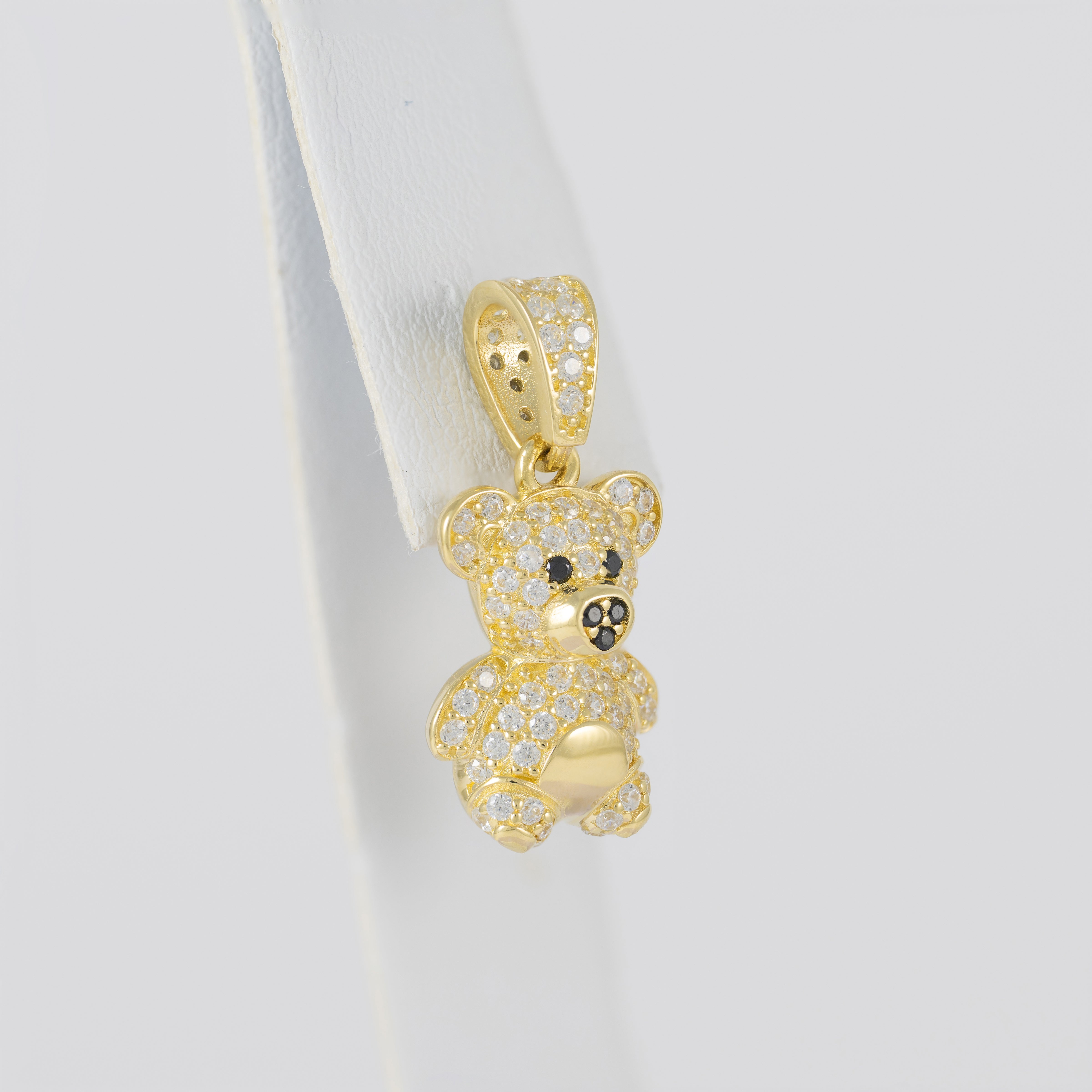 Colgante Oso en oro amarillo 18k