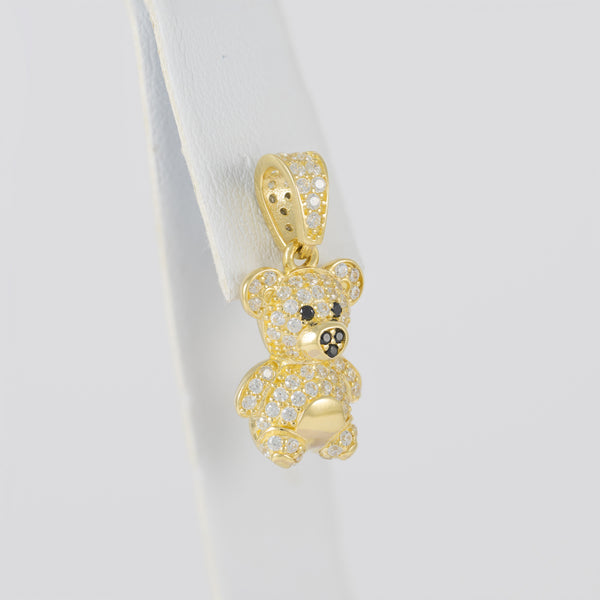 Colgante Oso en oro amarillo 18k