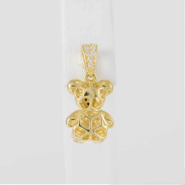 Colgante Oso en oro amarillo 18k