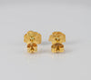 Pendientes Tous Flor oro amarillo 18k con piedras verdes